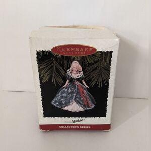 Vintage Holiday Barbie Collectors Series Ornament